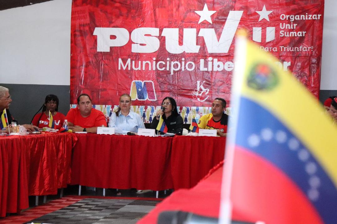 (+Fotos) Así se desarrolló este martes la reunión regional del Psuv Aragua en el municipio Libertador